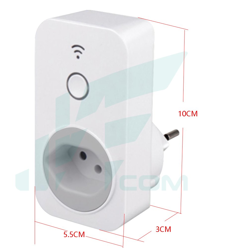 Tomada Inteligente Wifi Jwcom Smart SA-B2 Alexa e Google Home