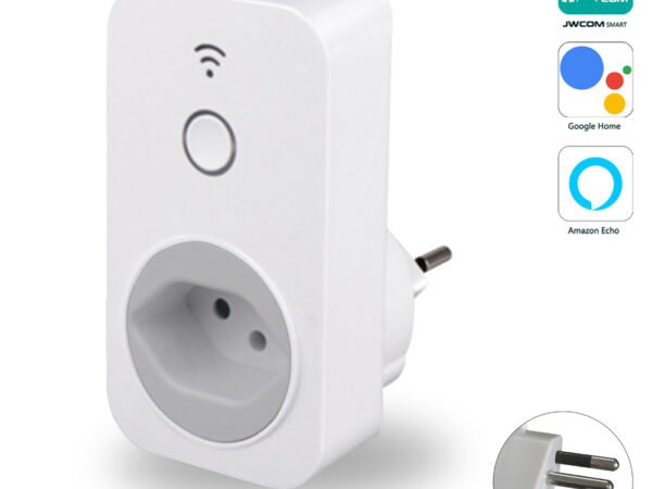 Tomada Inteligente Wifi Jwcom Smart SA-B2 Alexa e Google Home