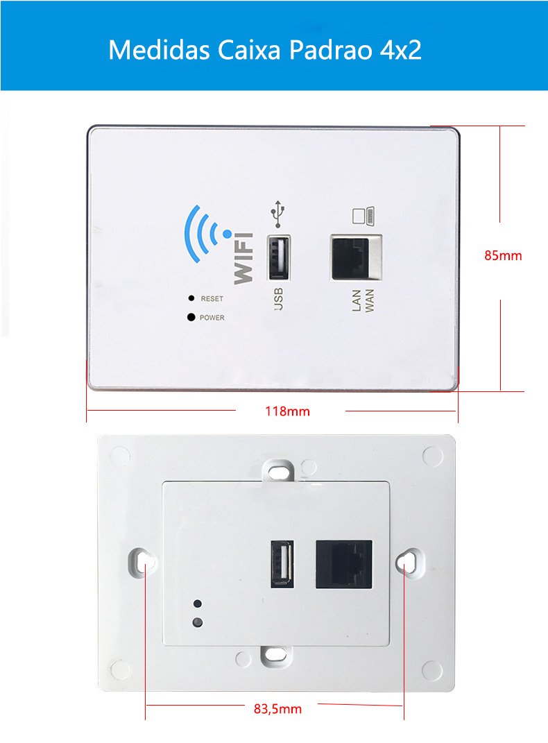 Yxtc-001 Roteador 300mbps Ap E Repetidor Wifi Jwcom Smart