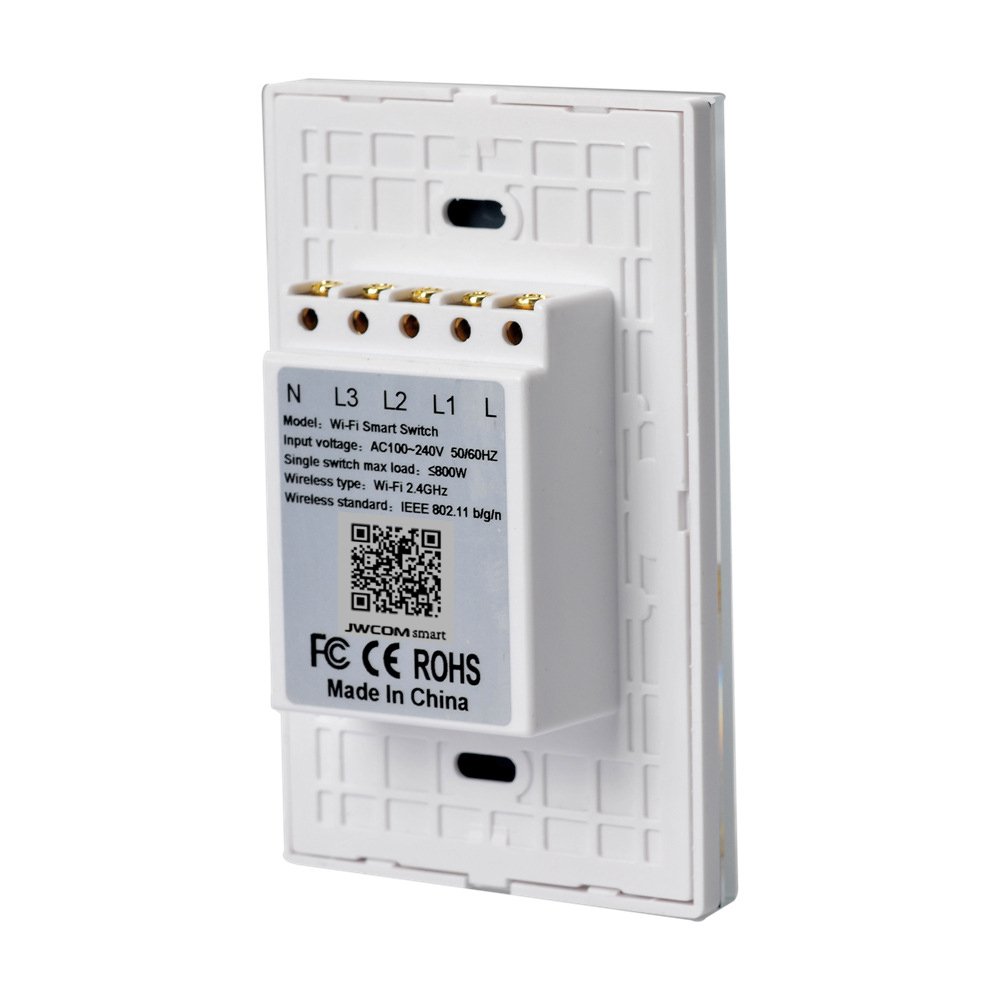 Interruptor Inteligente Wifi 3 Botão-touch Parede SA-RF268C