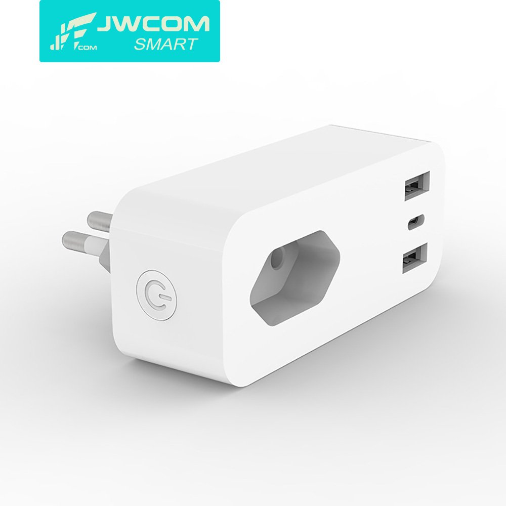 Tomada Inteligente Wifi Jwcom Smart SA-C318-G16 Alexa e Google Home
