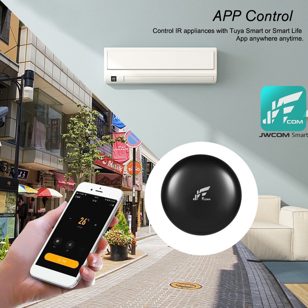 Controle Remoto Inteligente Wifi-IR Jwcom Smart Alexa e Google Home