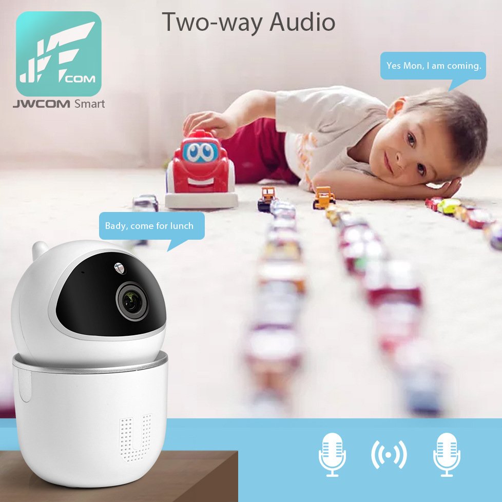 Jwcom Smart Câmera Ip 1080p Hd Wifi Wireless Visão Noturna SA-CAM11