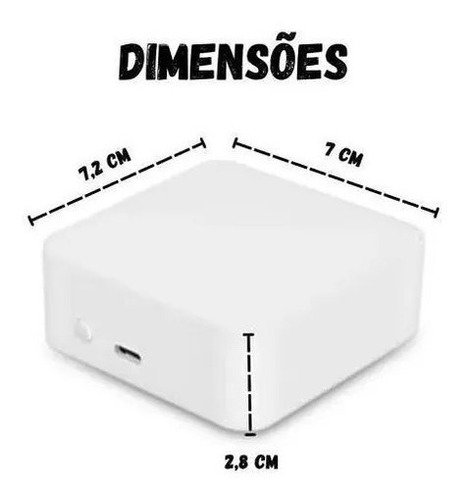 Hub Bridge Central Zigbee Automação Residencial Sensor Jwcom (SA-ZG01)