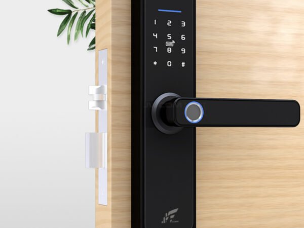 Fechadura Digital Inteligente Biométrica Senha Wi-fi Cartão SA-FD02