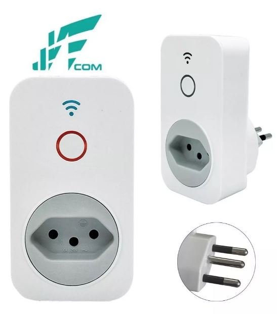 Tomada Inteligente Wifi Smart Alexa Google Home Siri SA-A6