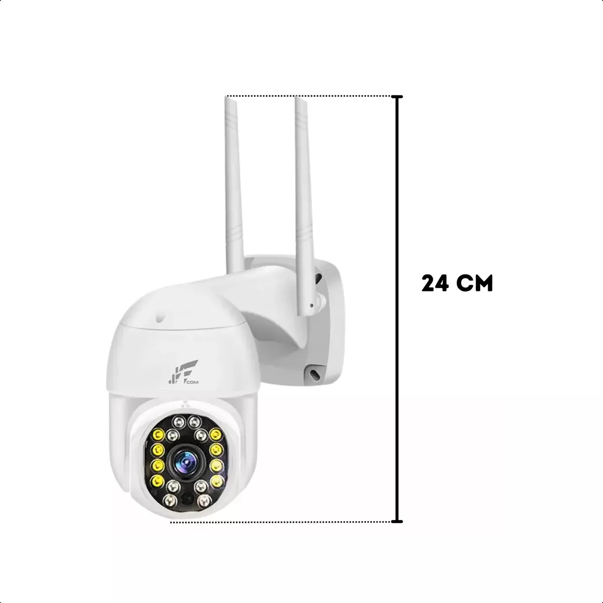 Câmera Inteligente Jwcom Smart Com Visão Noturna 2mp Hd S/Fio Wifi  SA-CAM11