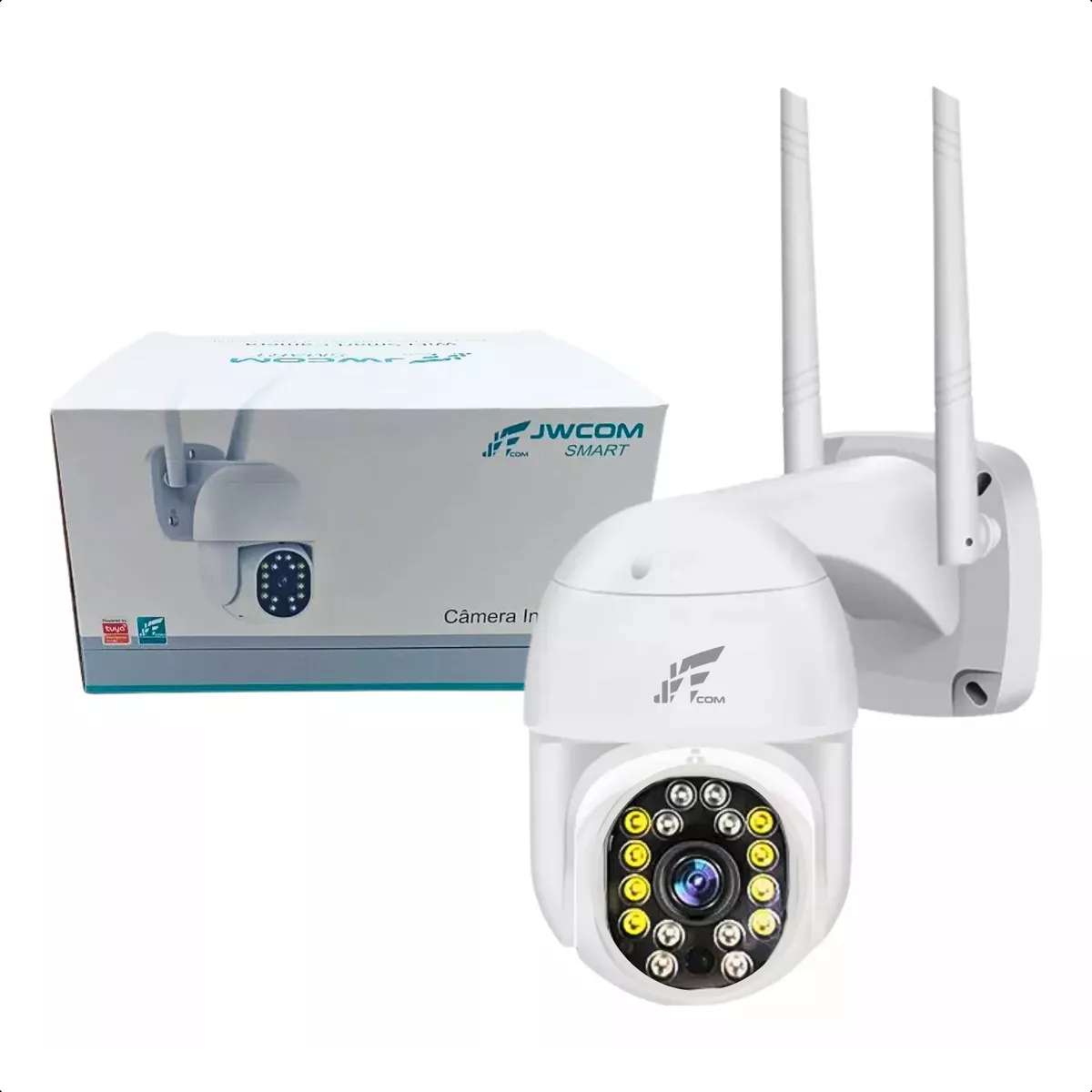 Câmera Inteligente Jwcom Smart Com Visão Noturna 2mp Hd S/Fio Wifi  SA-CAM11