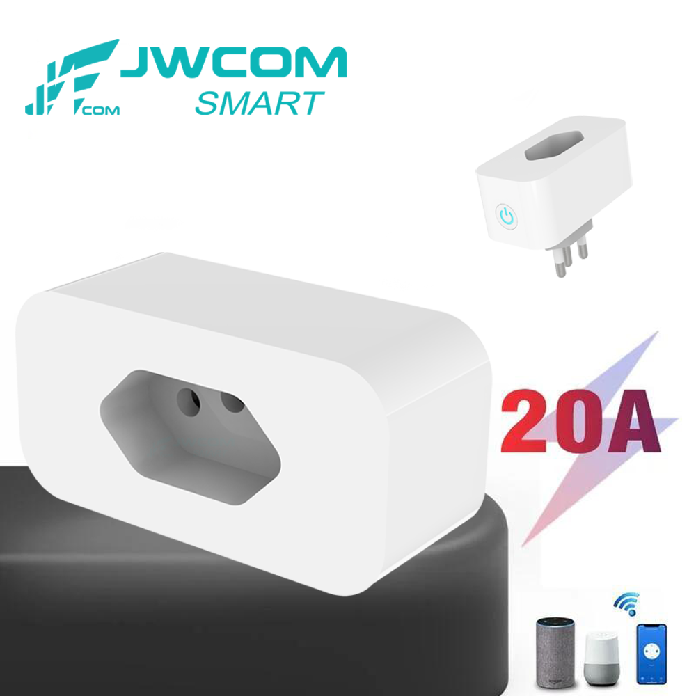 Tomada Inteligente Wifi Jwcom Smart SA-026N-G20A Compatível com Alexa e Google Home