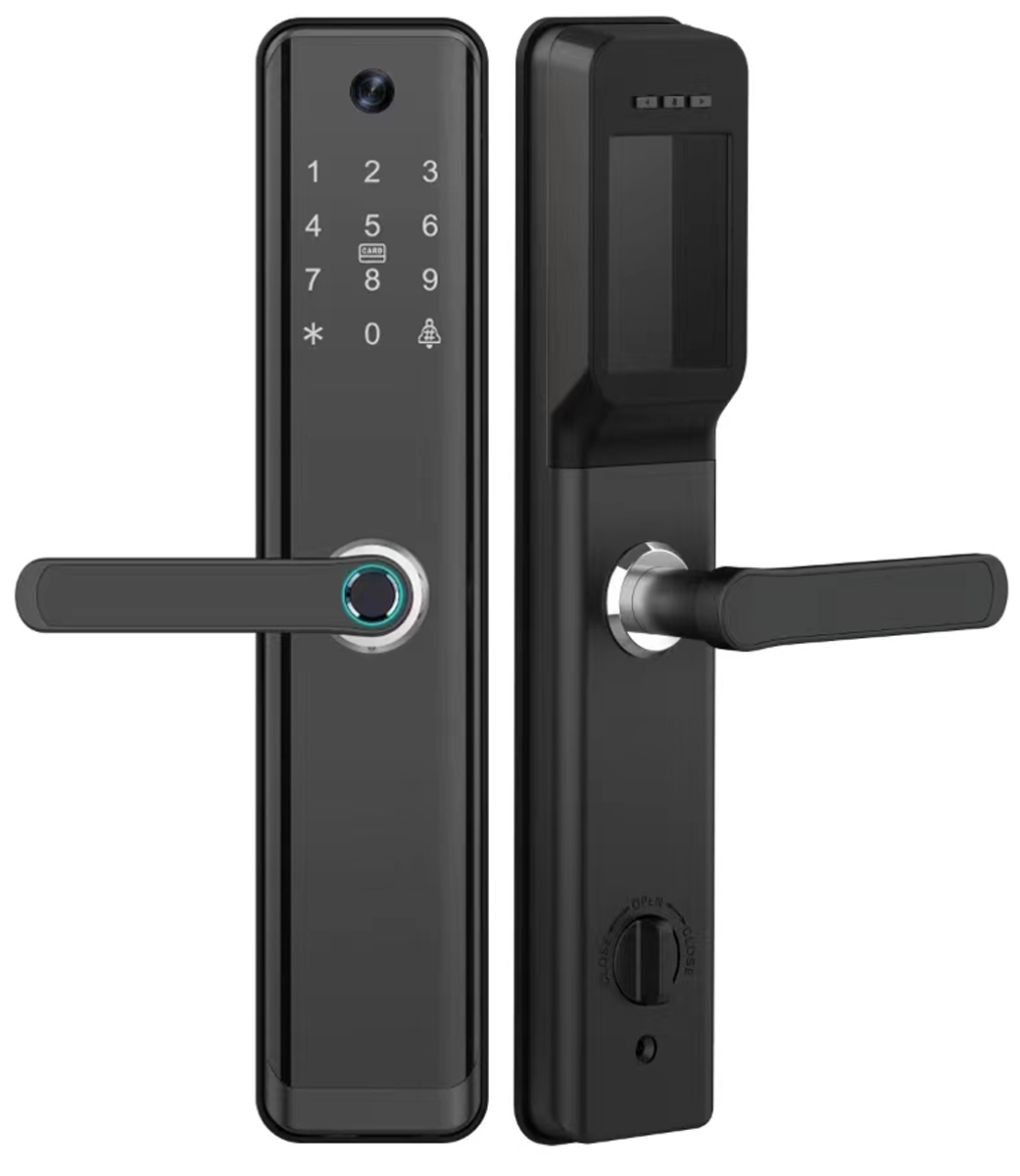 Fechadura Digital Inteligente Biométrica Senha Wi-fi Cartão SA-FDH12