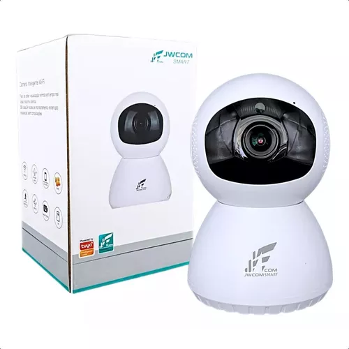 Câmera Inteligente Jwcom Smart Com Visão Noturna 2mp Hd S/Fio Wifi  SA-CAM05