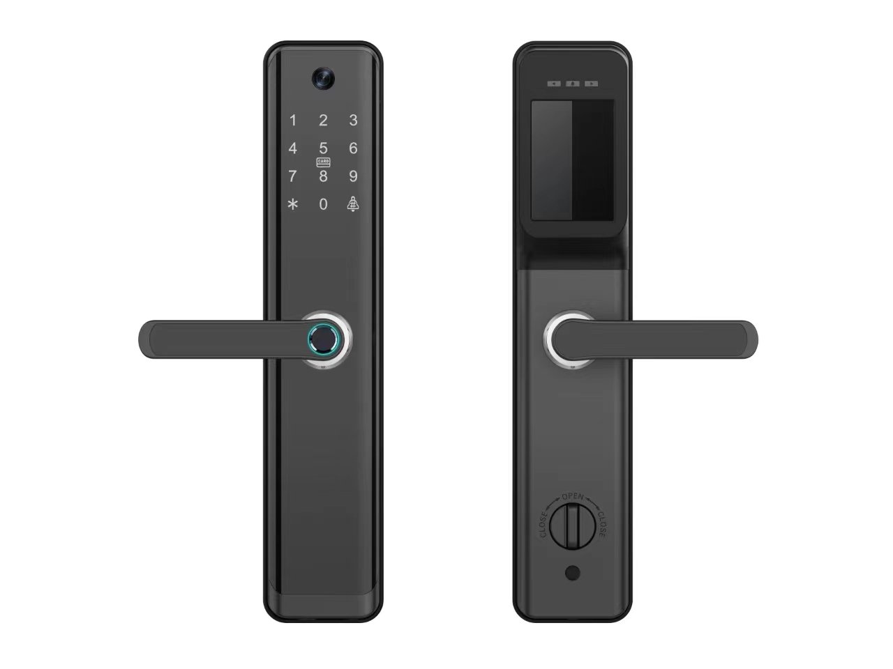 Fechadura Digital Inteligente Biométrica Senha Wi-fi Cartão SA-FDH12