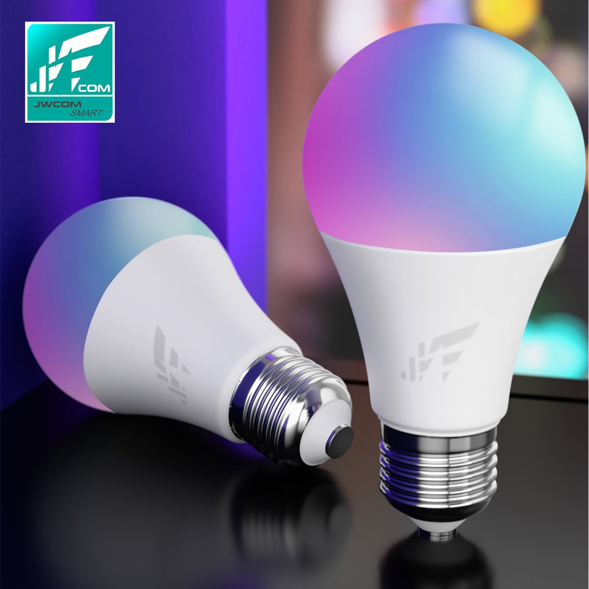 Lâmpada Led Inteligente RGB Wifi E27 - SA-LP610R  Alexa/Google Home