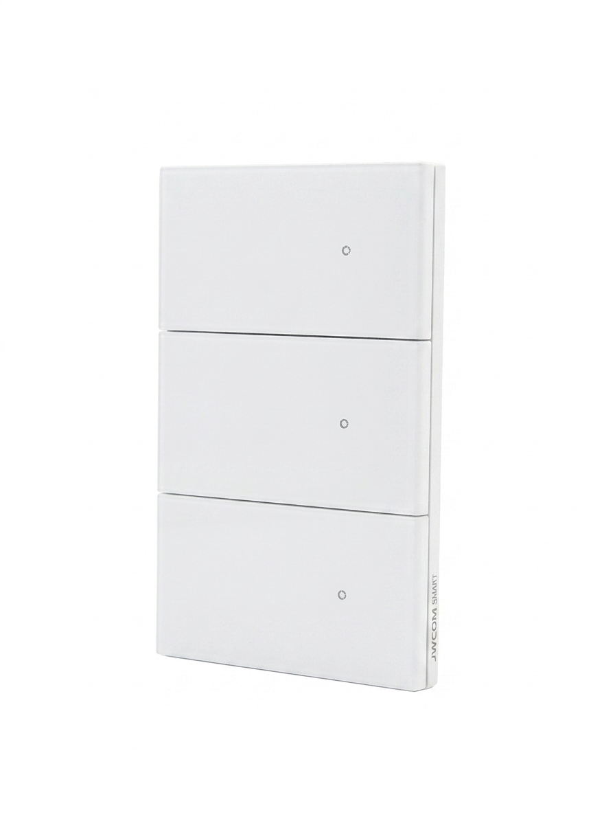 Interruptor Inteligente Tecla Física 3 Botões Zigbee Jwcom