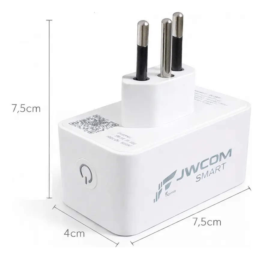 Tomada Inteligente Wifi Jwcom Smart SA-028N-G20 Alexa e Google Home