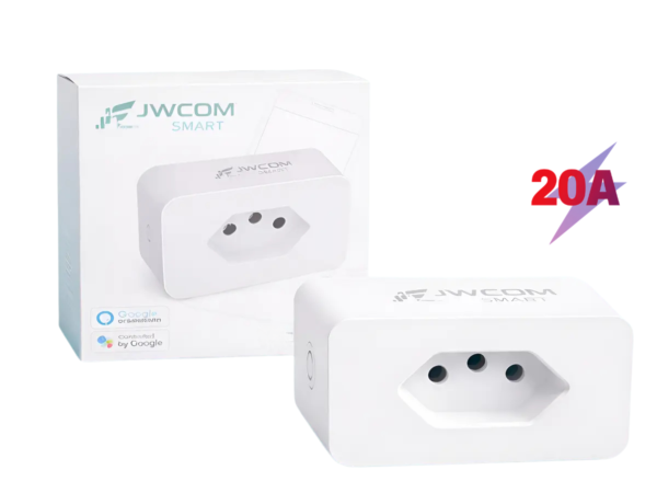 Tomada Inteligente Wifi Jwcom Smart SA-028N-G20 Alexa e Google Home