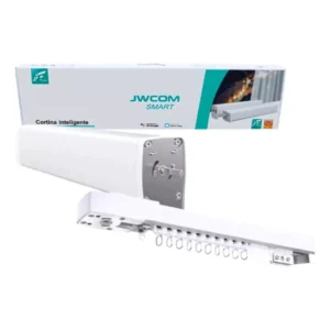 Cortina Inteligente Motorizada Wifi Trilho Até 4.1m Alexa Branco SA-CT82-WF420