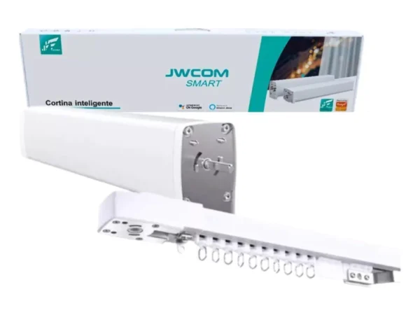 Cortina Inteligente Motorizada Wifi Trilho Até 4.1m Alexa Branco SA-CT82-WF420