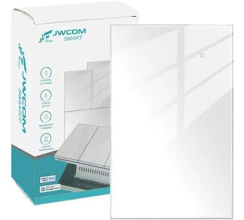 Interruptor Inteligente Tecla Física 1 Botões Zigbee Jwcom SA-ZB217A