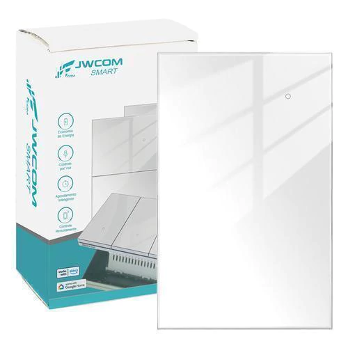 Interruptor Inteligente Tecla Física 1 Botões Zigbee Jwcom SA-ZB217A