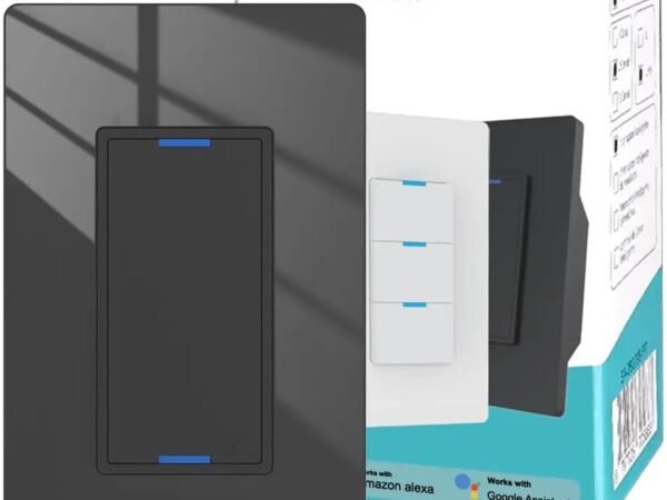 Interruptor Inteligente 2 Botões Físicos Zigbee Exige Neutro Preto 127/220v 2 Botão - SA-ZB279B-PT