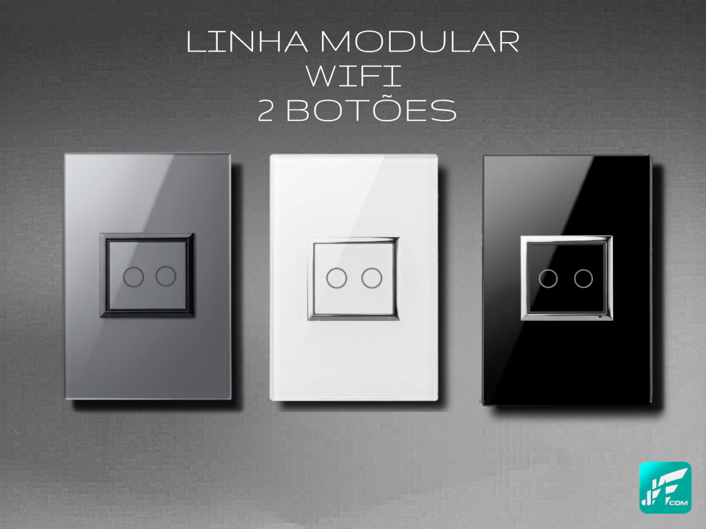 MODULO INTERRUPTOR INTELIGENTE WIFI 2 Canais MD-M6BS JWCOM SMART - Imagem 4