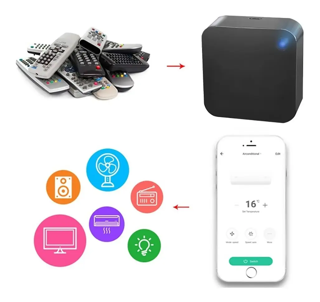 Controle Remoto Inteligente Jwcom Smart Tv Wifi-ir Alexa - Imagem 3