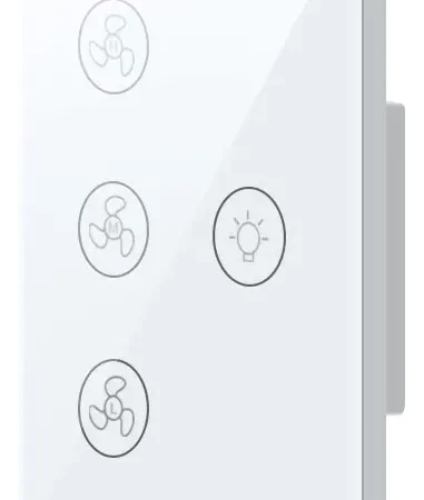 Interruptor Touch Wifi Sem Neutro 1 Botão Alexa E Google