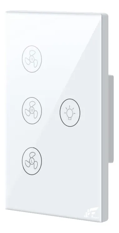 Interruptor Touch Wifi Sem Neutro 1 Botão Alexa E Google