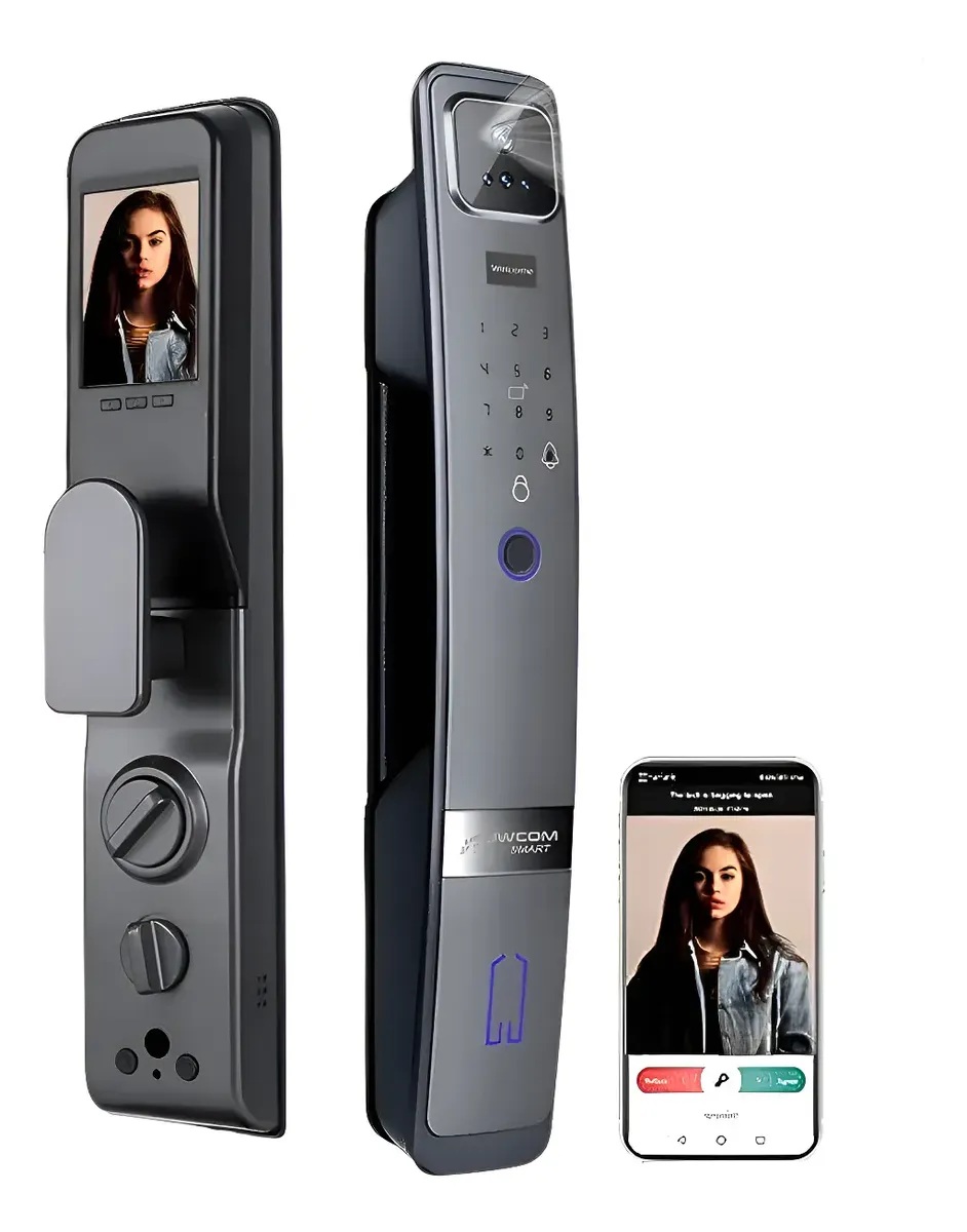 Fechadura Digital Inteligente Wi-fi Com Reconhecimento Facial