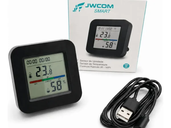 Sensor Temperatura Umidade Controle Ir Inteligente Wifi Tuya