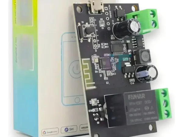 Módulo Relé Pulso Wifi Portão Garagem Inteligente JWCOM Smart SA-PU01 DIY