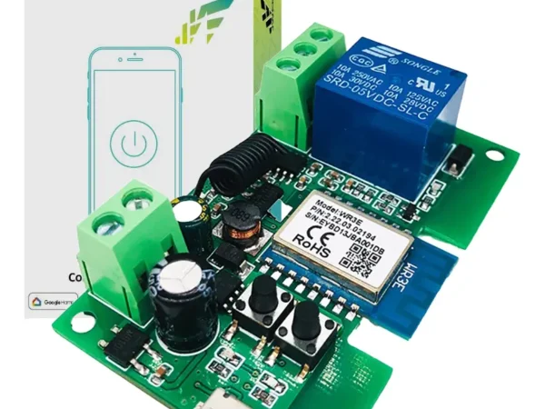 Relé Wifi Inteligente 12v 24v Contato Seco Rf 433 Alexa App