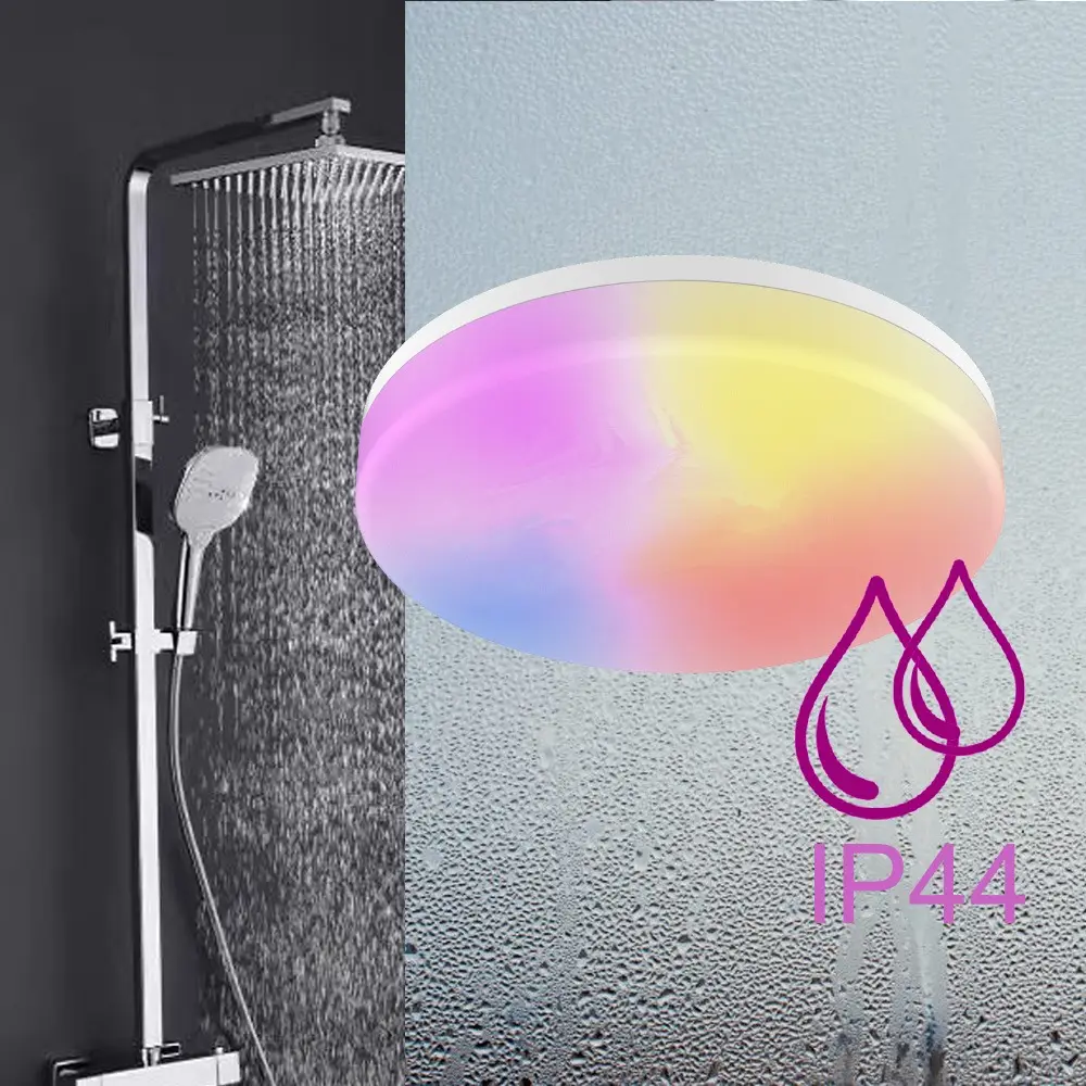 Plafon Luminária Redonda Inteligente JWCOM Smart SA LP220RC Cores RGB 6500 K - Imagem 7