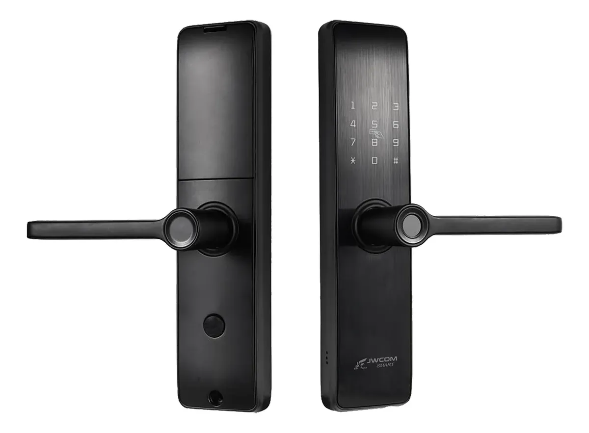 Fechadura Digital Inteligente Wifi Biometria Jwcomsmart V517