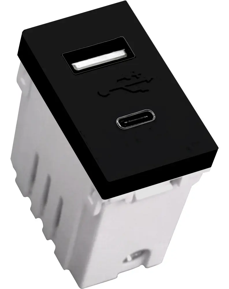 Tomada Interruptor Paralelo + Usb Tipo C De Parede Universal - SU-537PT - Imagem 3
