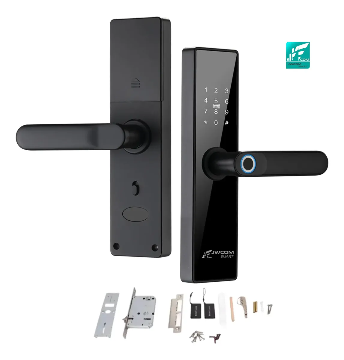 Fechadura Inteligente Digital Wifi Interna Embutir App Tuya - Imagem 2