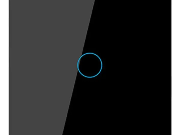 Interruptor Inteligente Wifi 1 Botão Smart Touch Tuya Alexa Preto