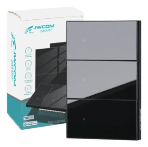 Interruptor Inteligente Tecla Física 3 Botões Zigbee Jwcom – SA-ZB217C-PT