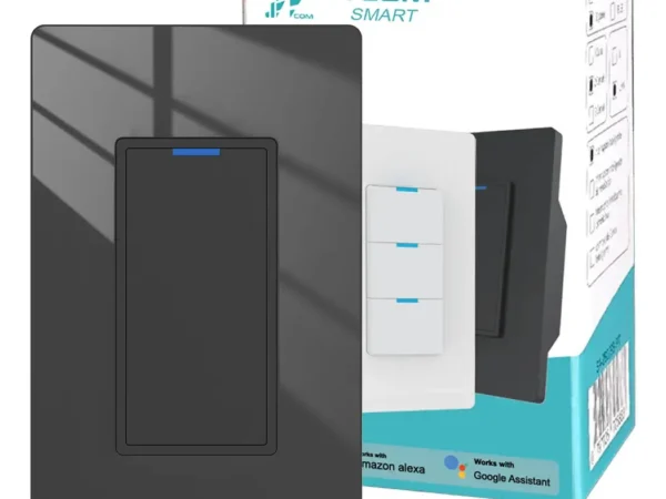 Interruptor Inteligente Zigbee Botões Físicos Smart C Neutro Preto