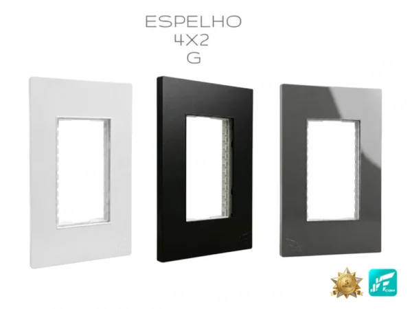 Espelho E Suporte Modular Jwcom Smart 4x2