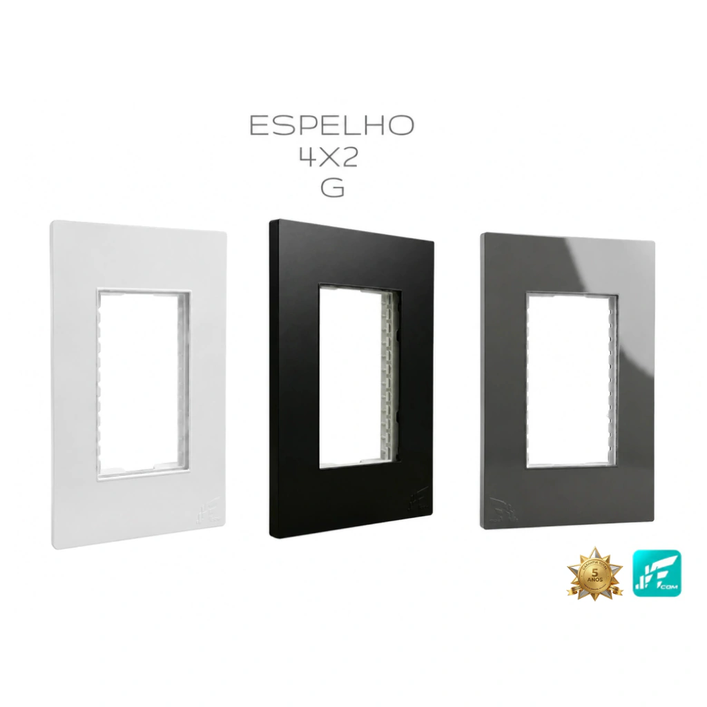 Espelho E Suporte Modular Jwcom Smart 4x2