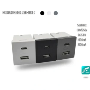 Modulo Carregador Usb+USB C MD-M5 Jwcom Smart
