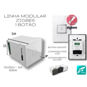 MODULO INTERRUPTOR INTELIGENTE ZIGBEE 1 Canal MD-M6AS JWCOM SMART
