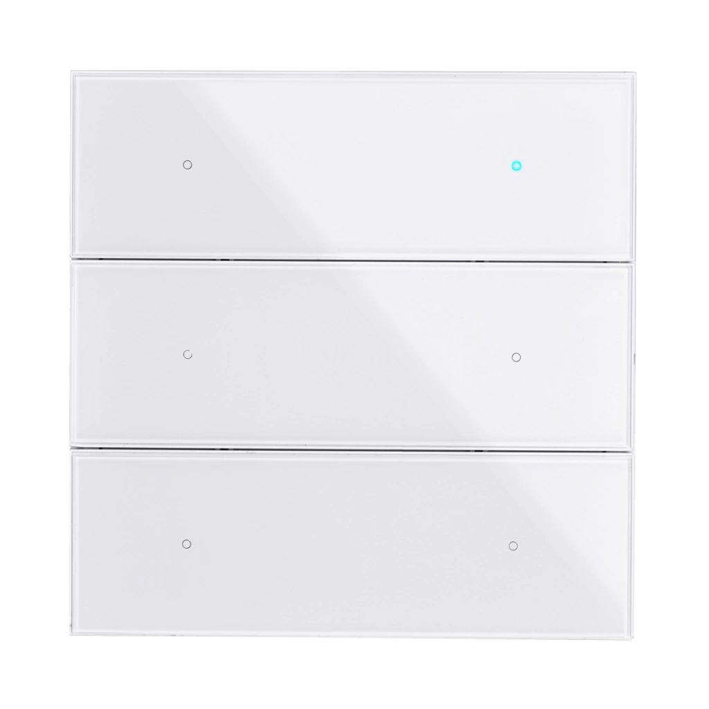 Interruptor Inteligente Zigbee Tecla 4x4 Jwcom 6 canais - Branco - Imagem 2
