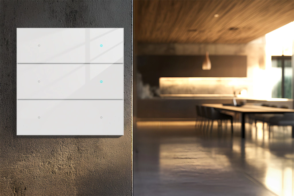 Interruptor Inteligente Zigbee Tecla 4x4 Jwcom 6 canais - Branco - Imagem 4