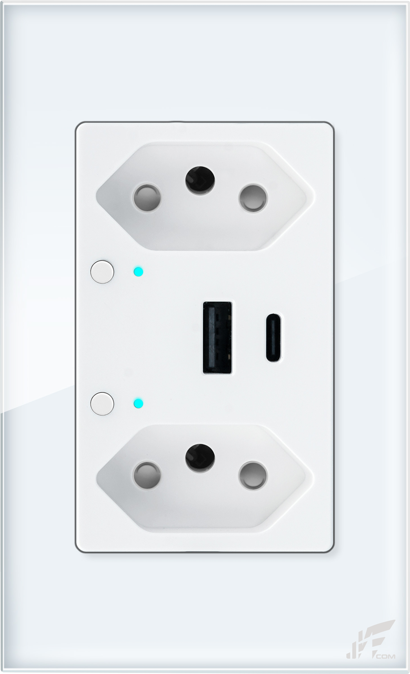 Tomada Inteligente 20A Wi-Fi Dupla Usb-C + Usb JWCOM - Imagem 2